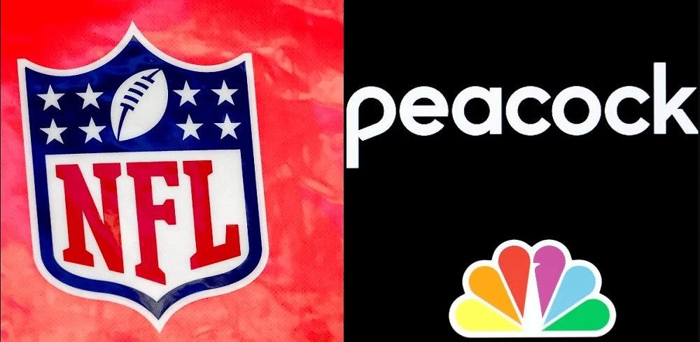 nfl game tonight on peacock