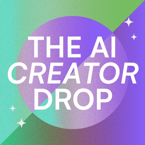 The AI Creator Drop logo