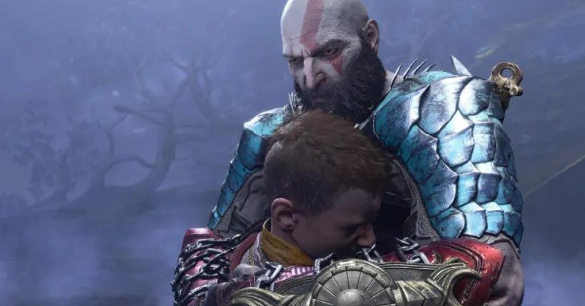 It's an apology to my kid: Even The God of War Kratos Broke Down