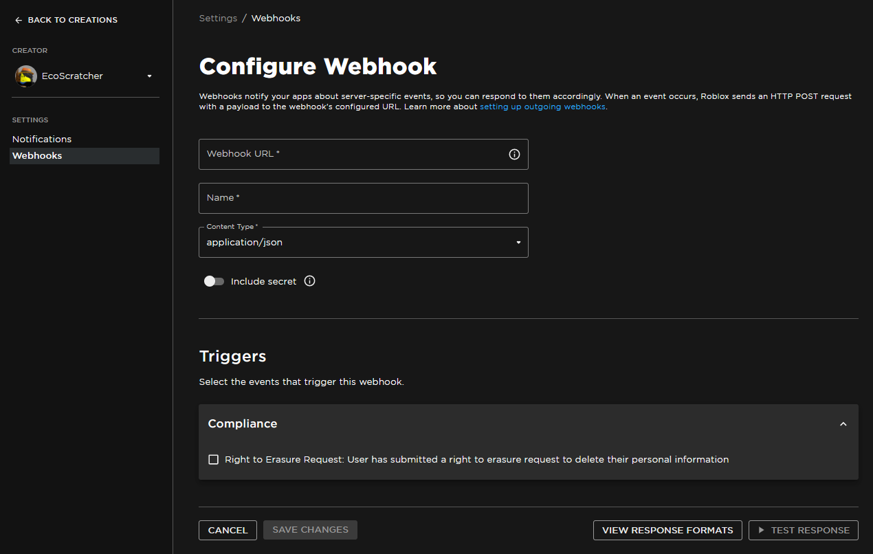 Right to Erasure Webhooks Now Available - by EcoScratcher