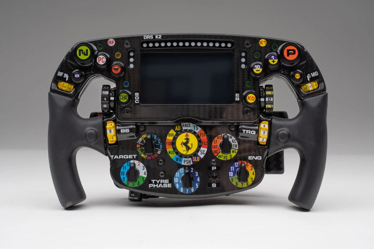 How changes to Lewis Hamilton's steering wheel can help him settle in at  Ferrari