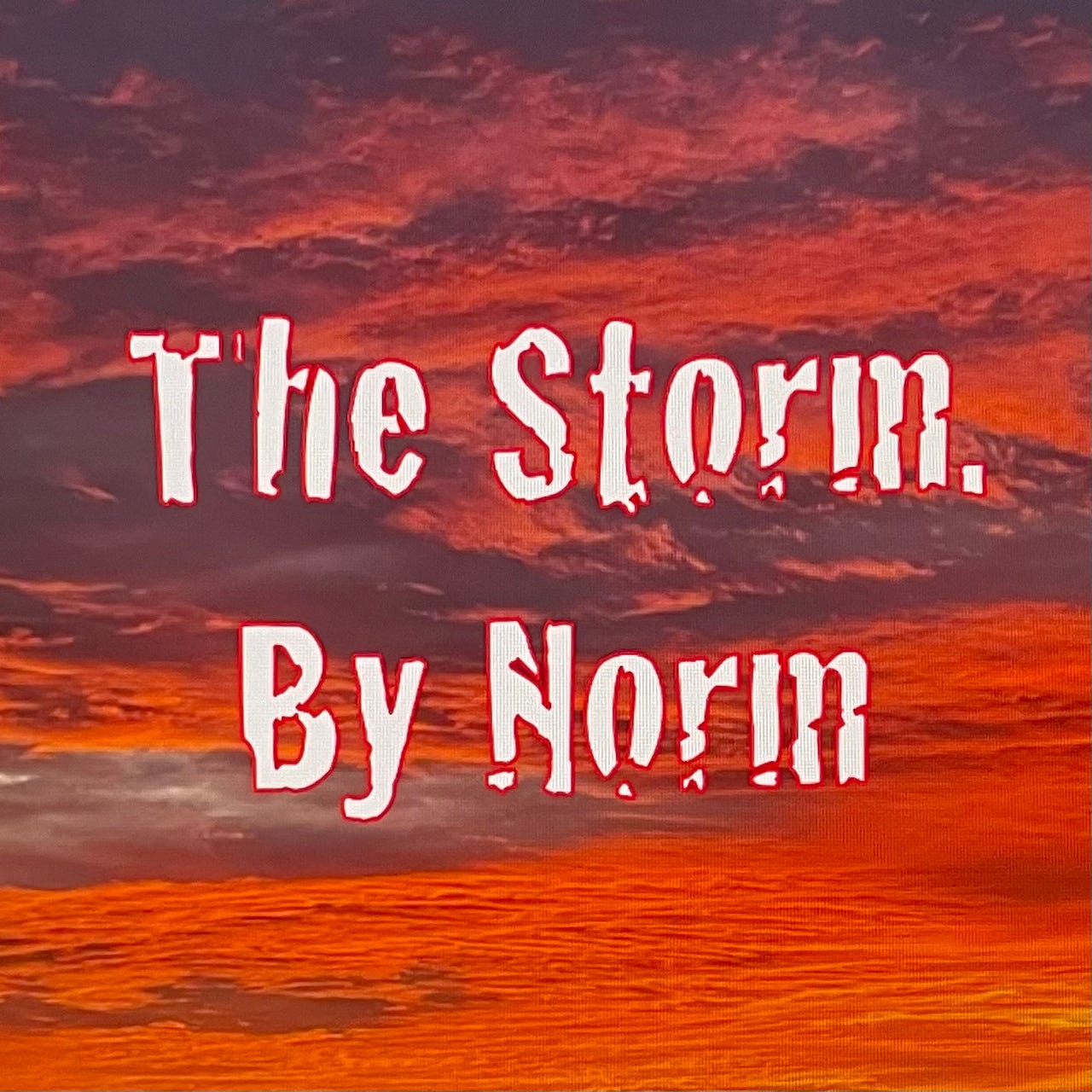 The Storm. By Norm logo