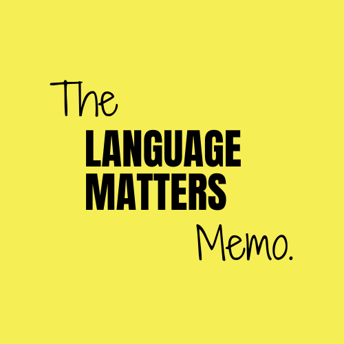 Artwork for The Language Matters Memo