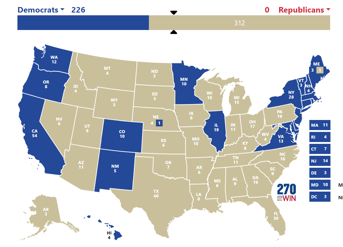 Fortnight to early voting The tilting battlegrounds