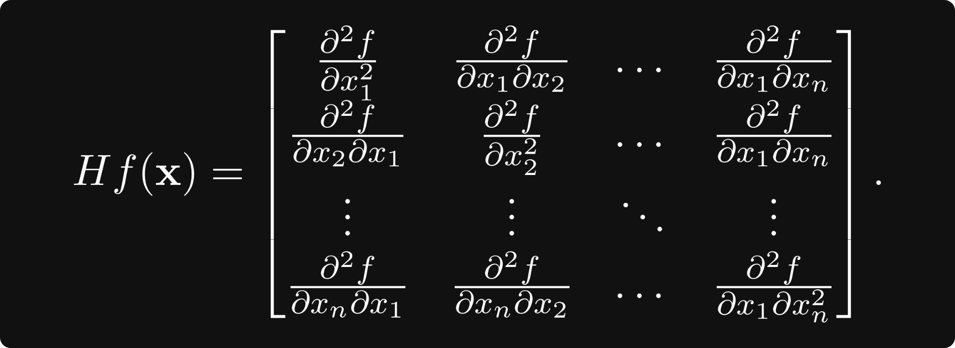 Hessian Matrix