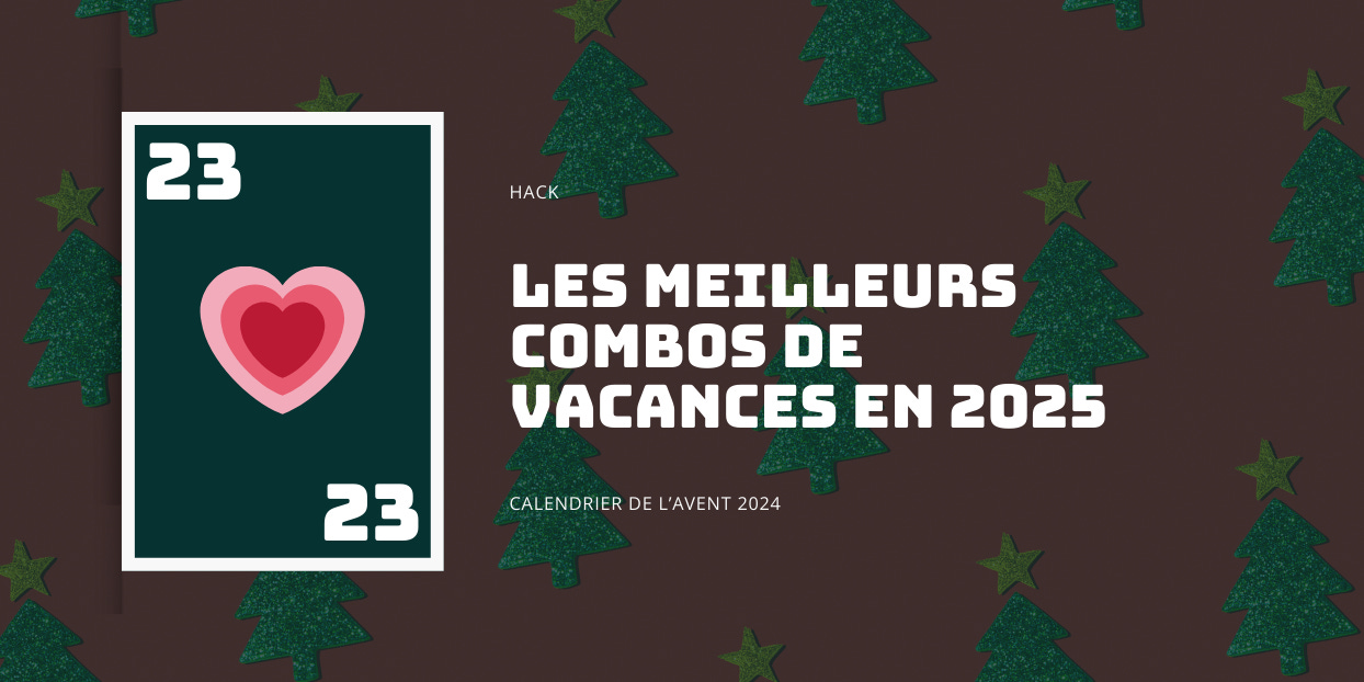 🌴 23 5 jours de congés = 32 jours de repos by Nalaa