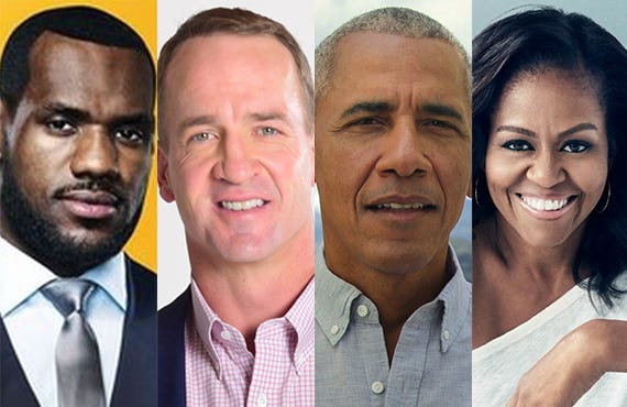 LeBron James, Peyton Manning & Obamas Team With Netflix For NBA