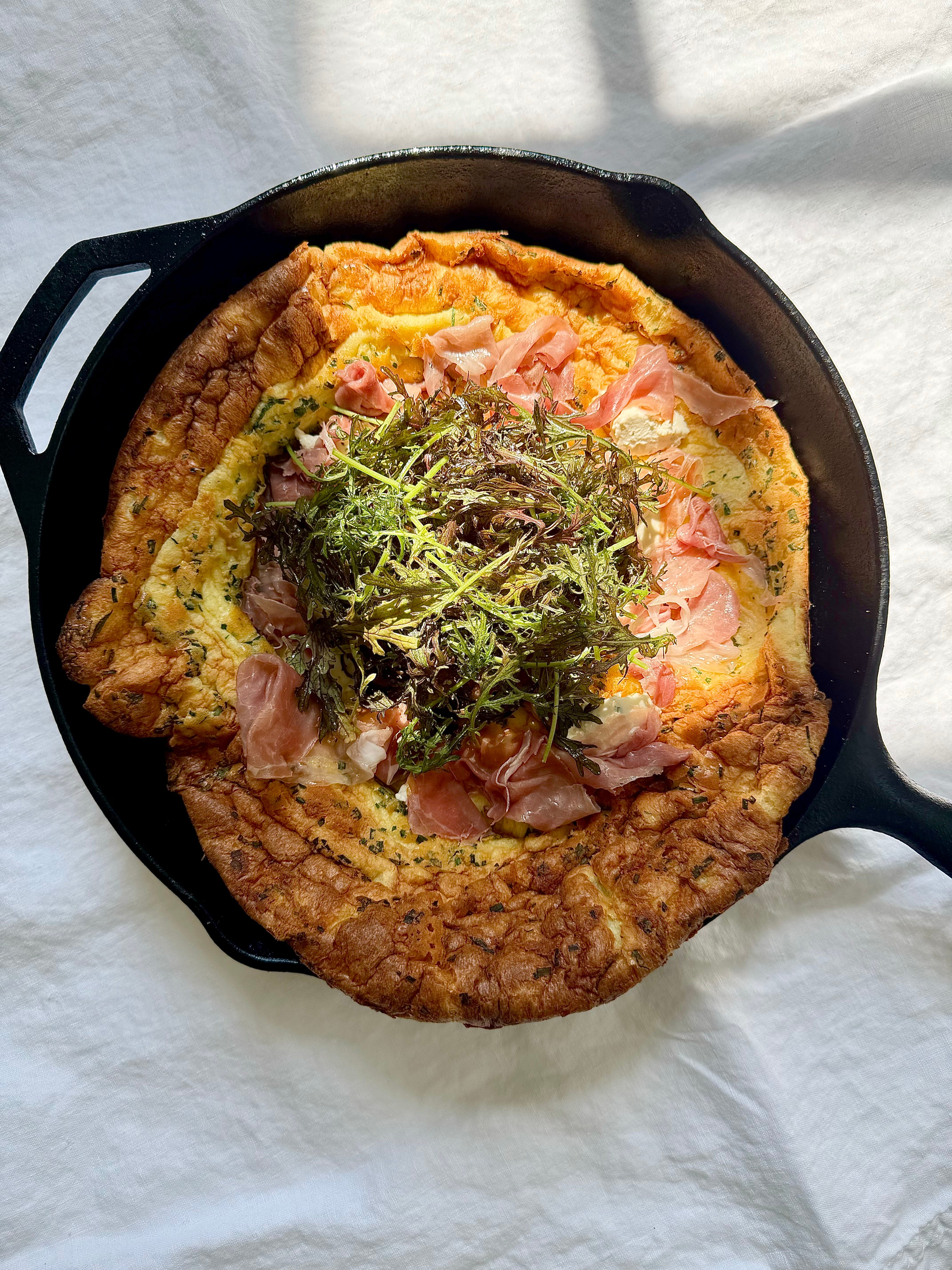Savory Dutch Baby by Jimin Bruen bits