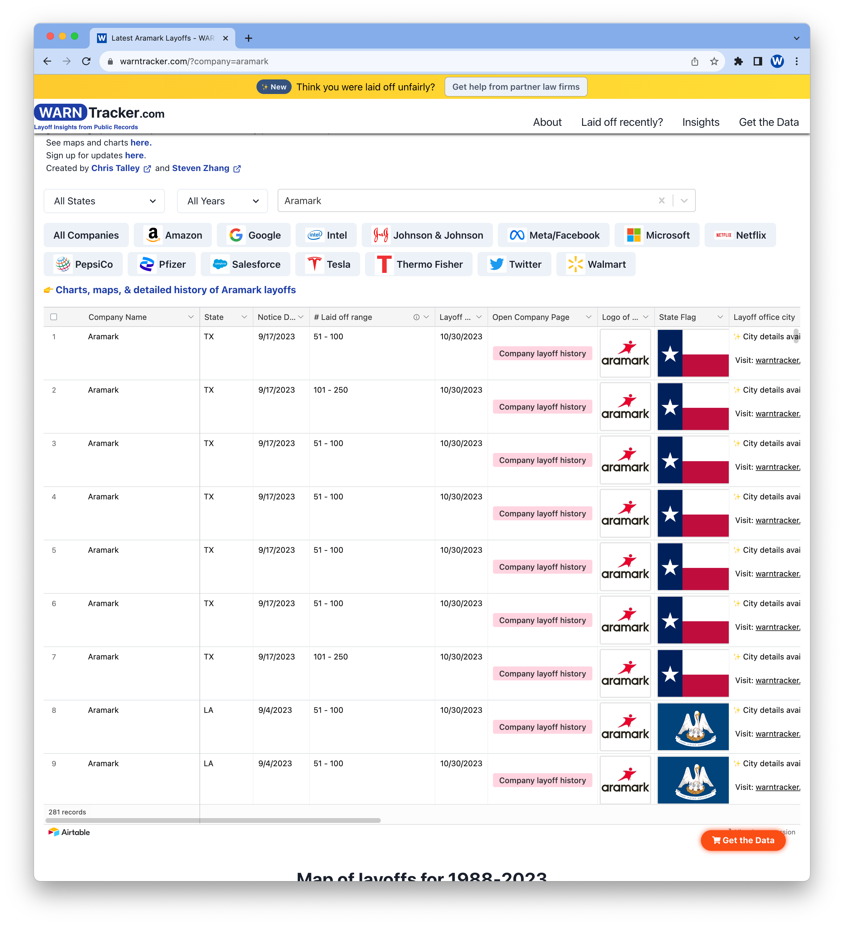 Layoff Tracker 2023