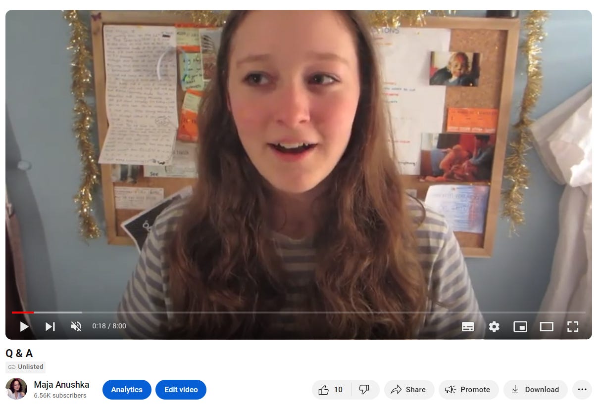 Confessions of a Teenage YouTube Starlet - by maja anushka