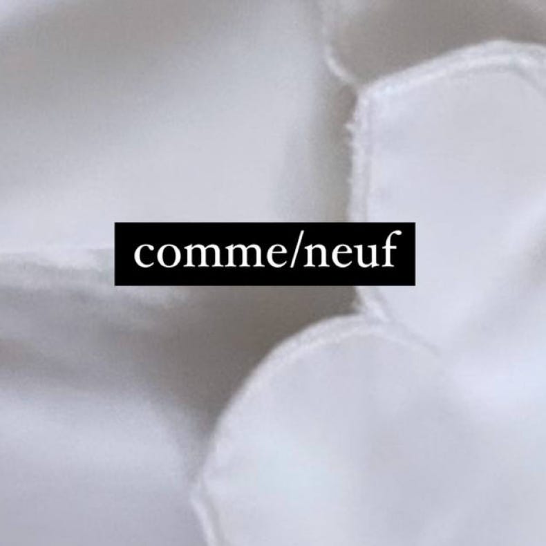 comme/neuf logo