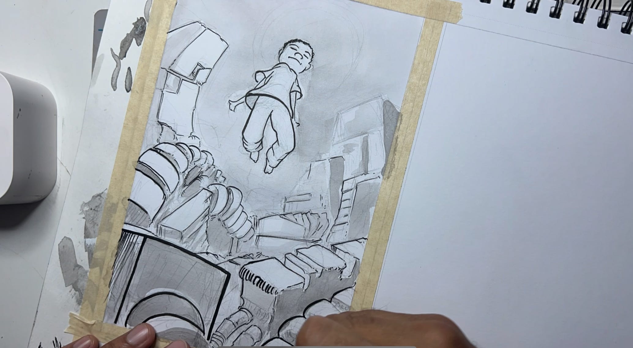 Illustrating My_____ Tiny Monster Umbrella