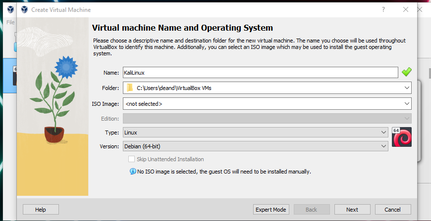 How to Install Kali Linux on VirtualBox on a Windows 10 Machine