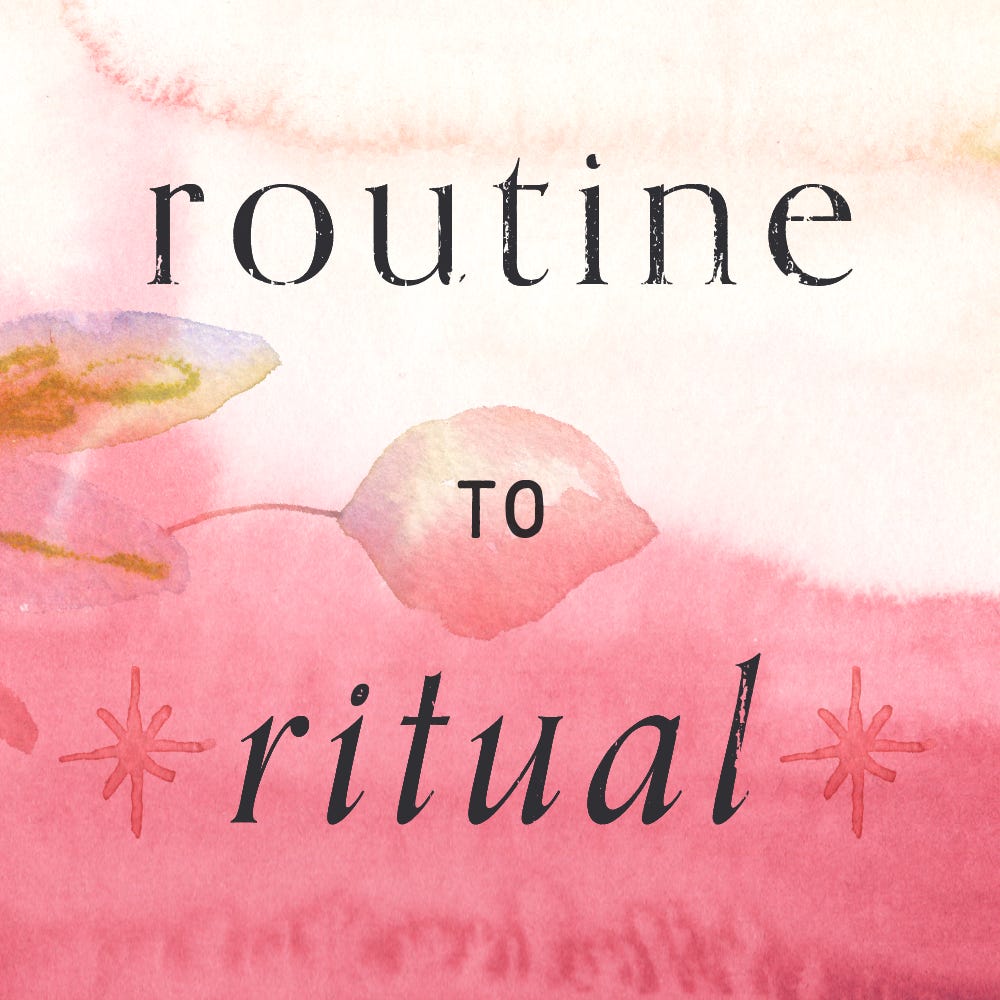 Routine to Ritual logo