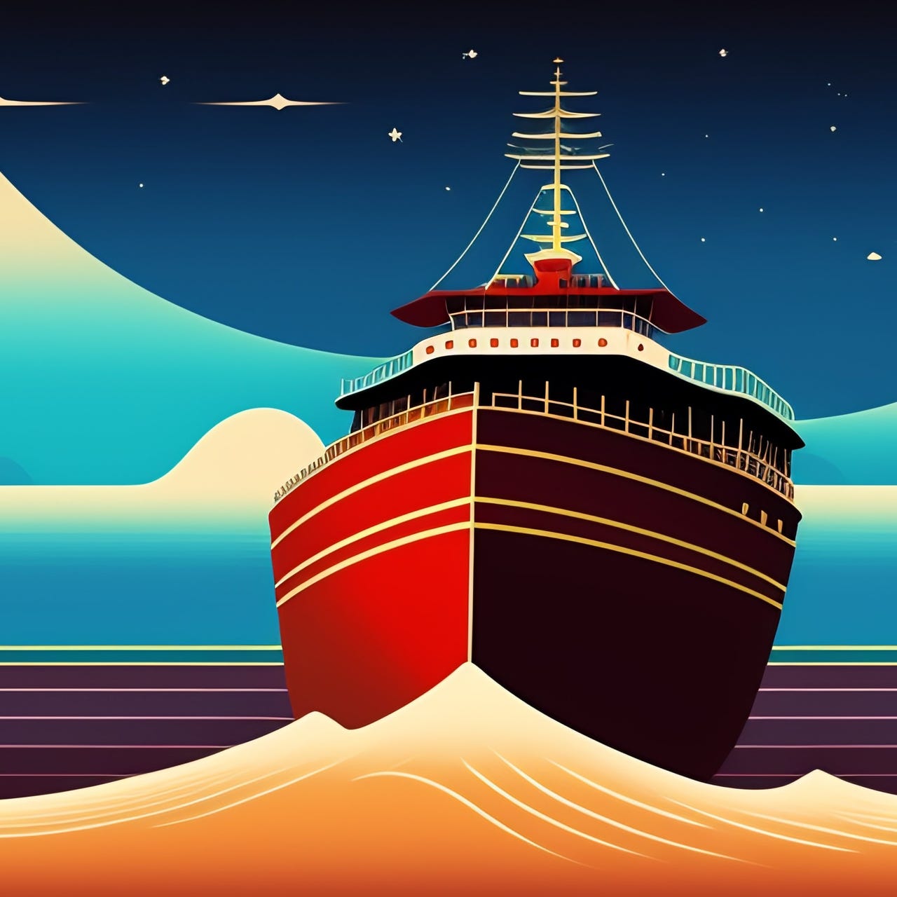 Artwork for A Ship in the Middle of Nowhere