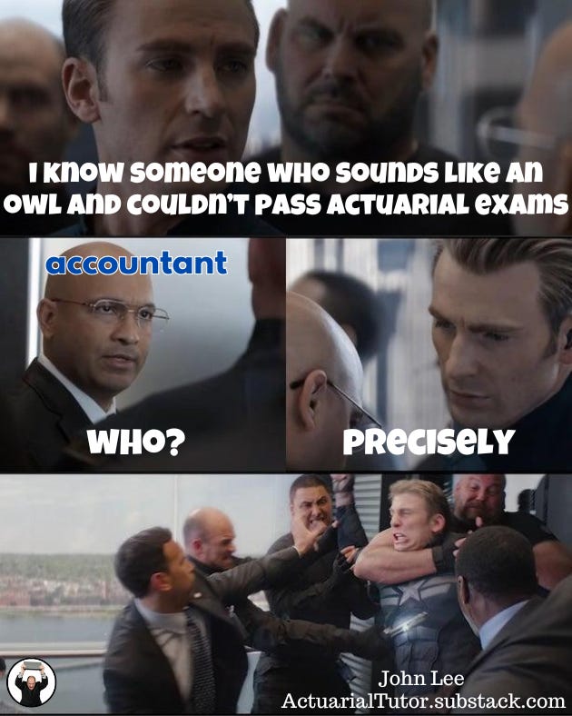 Actuaries vs Accountants #2