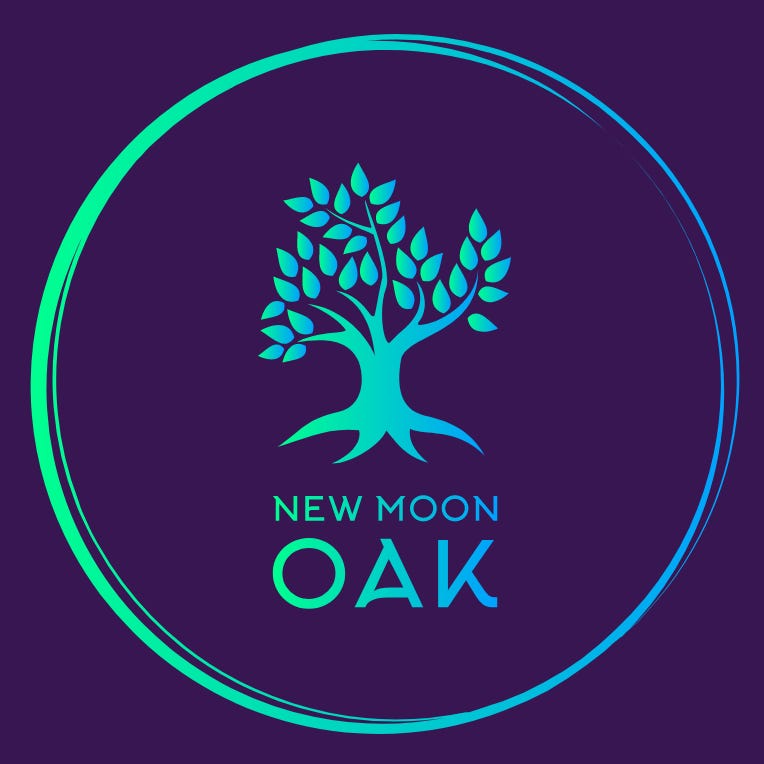 Artwork for New Moon Oak Thoughts on Druidry