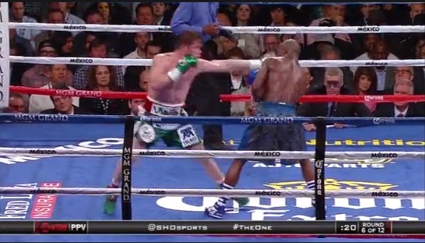 Floyd Mayweather Canelo GIF