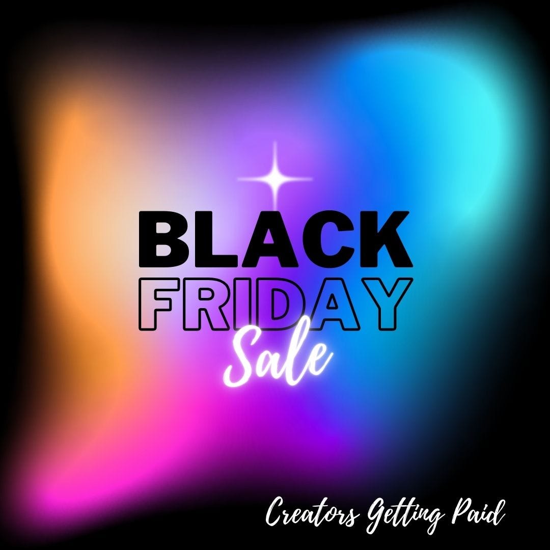 Catch our once in a year Black Friday sale now! Applicable to all
