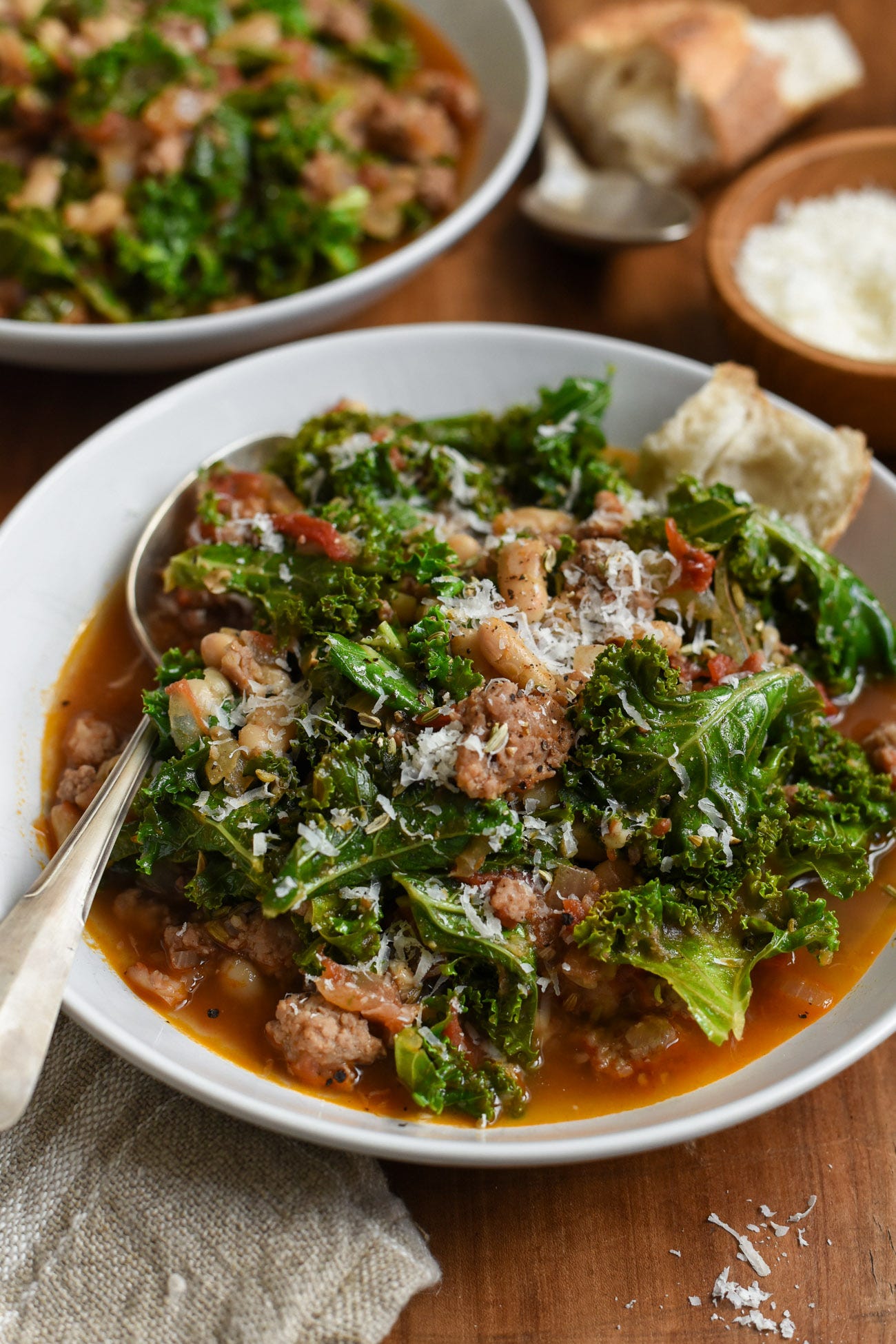 My Sausage White Bean Kale Soup By Audrey Le Goff