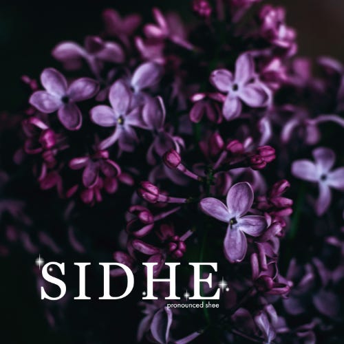 Sidhe (SHē)  logo