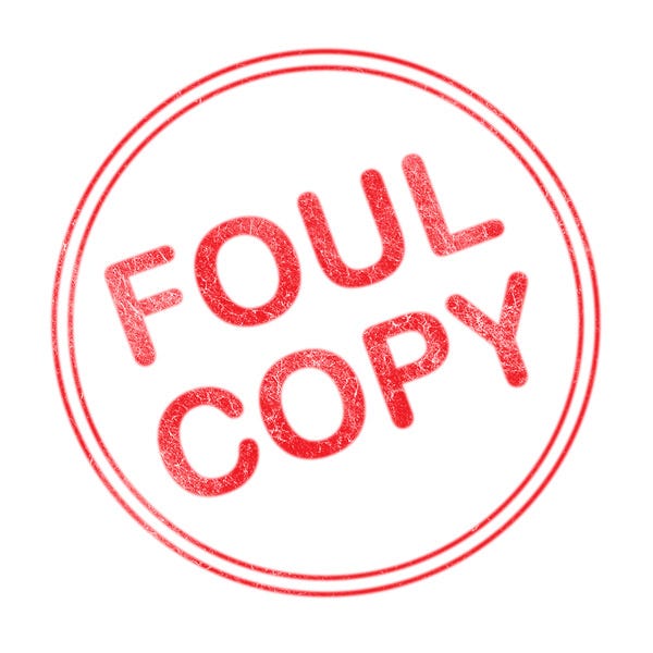 Foul Copy logo