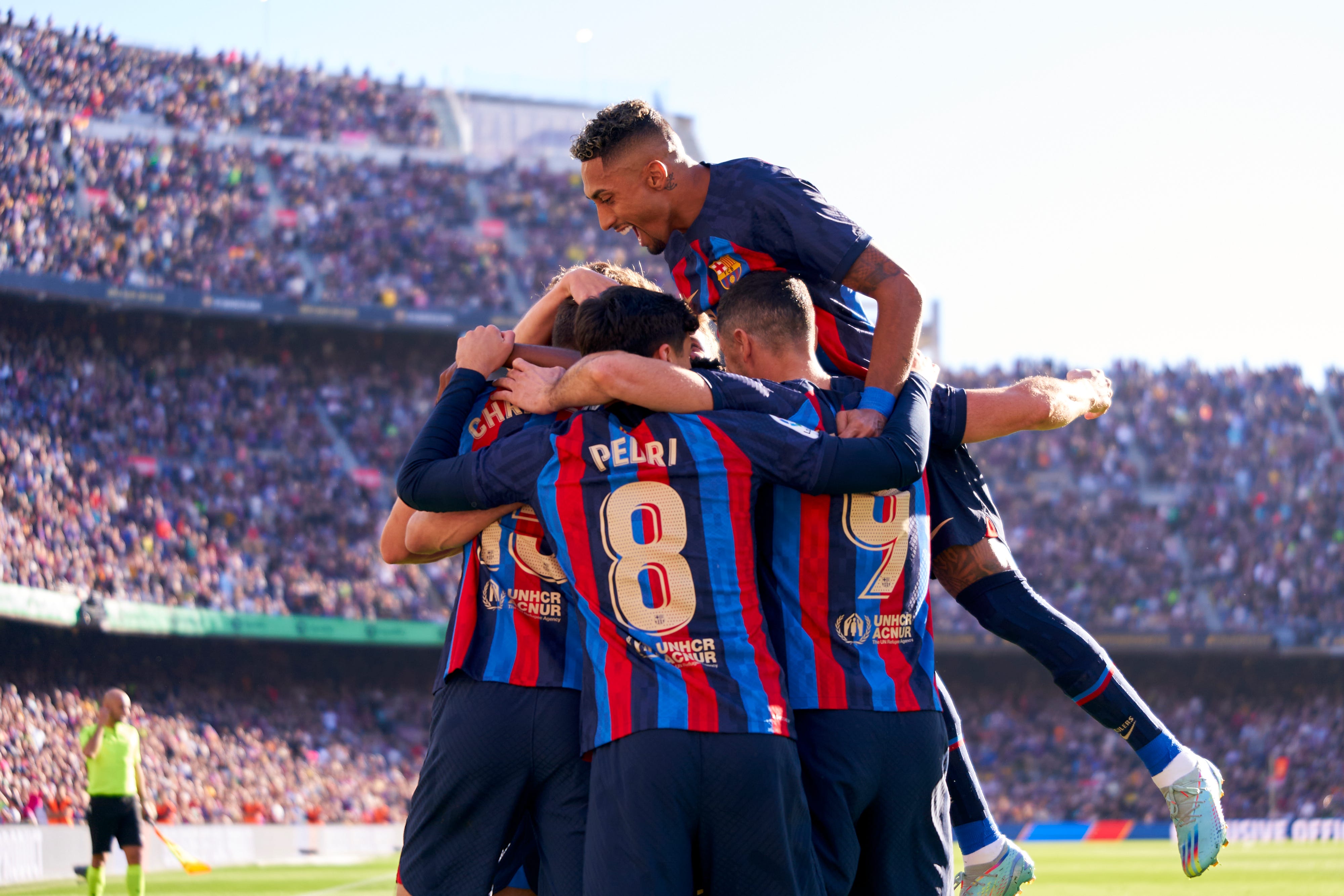 Half-time in LaLiga advantage Barça - by Ben Hayward