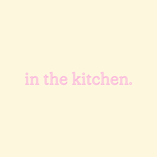 in the kitchen.