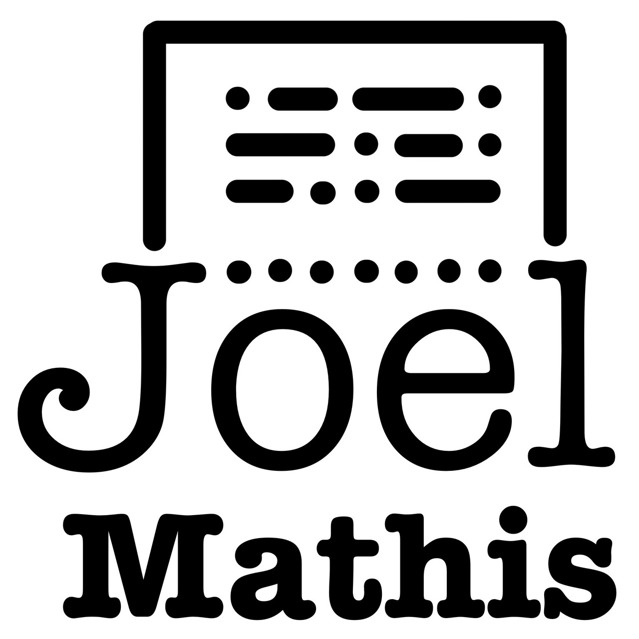 Joel Mathis logo