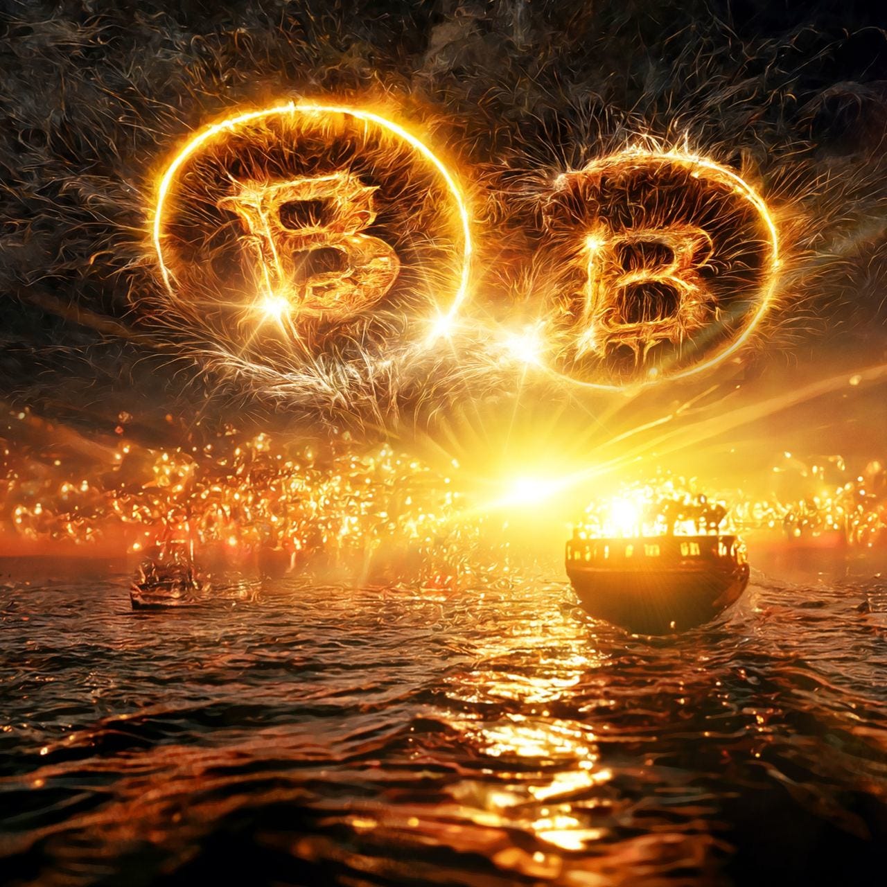 Bitcoin Halving Party Substack logo