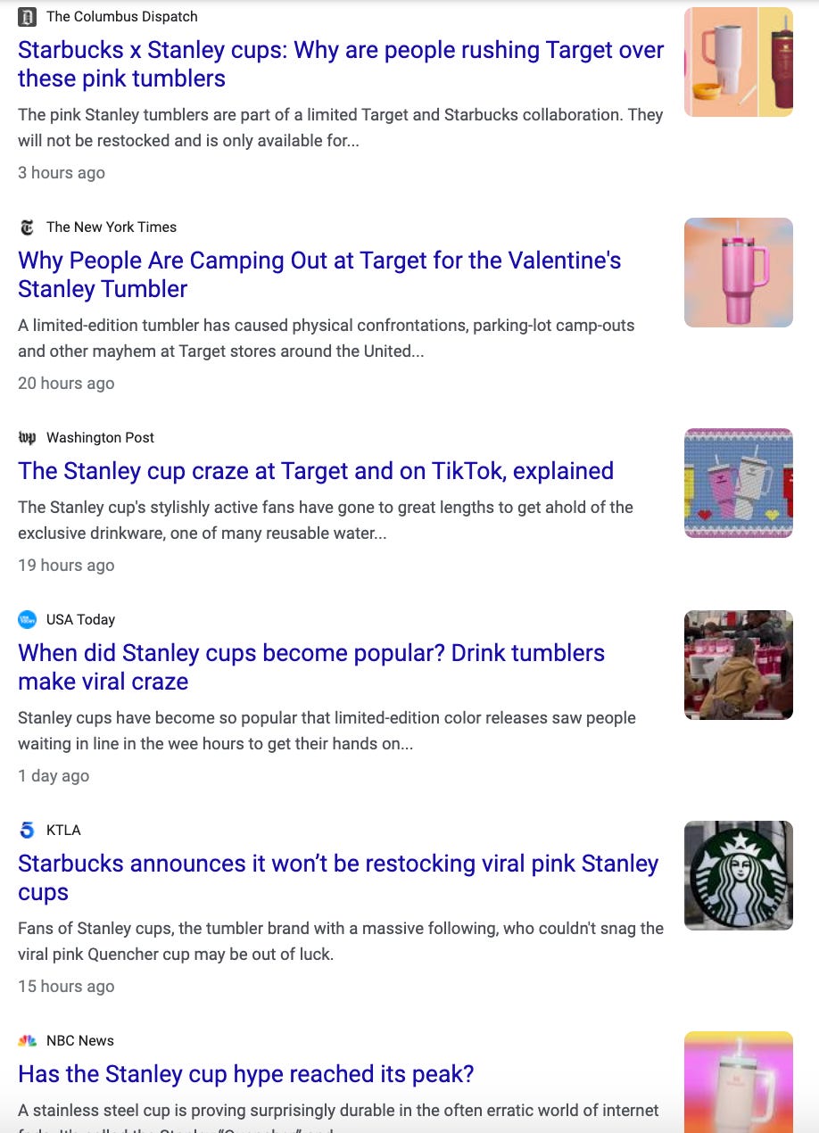 Starbucks' pink Stanley cup causes mayhem at Target, won't be restocked