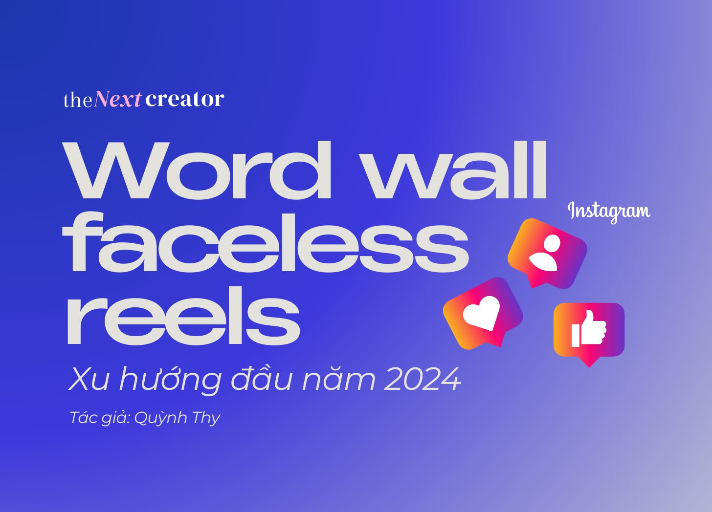 Word wall faceless reels - Xu hướng đầu năm 2024