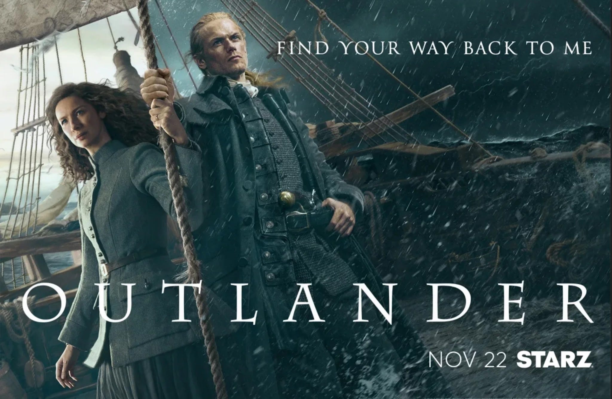 Scifi romance "Outlander" marches onto Starz on November 22, 2024.