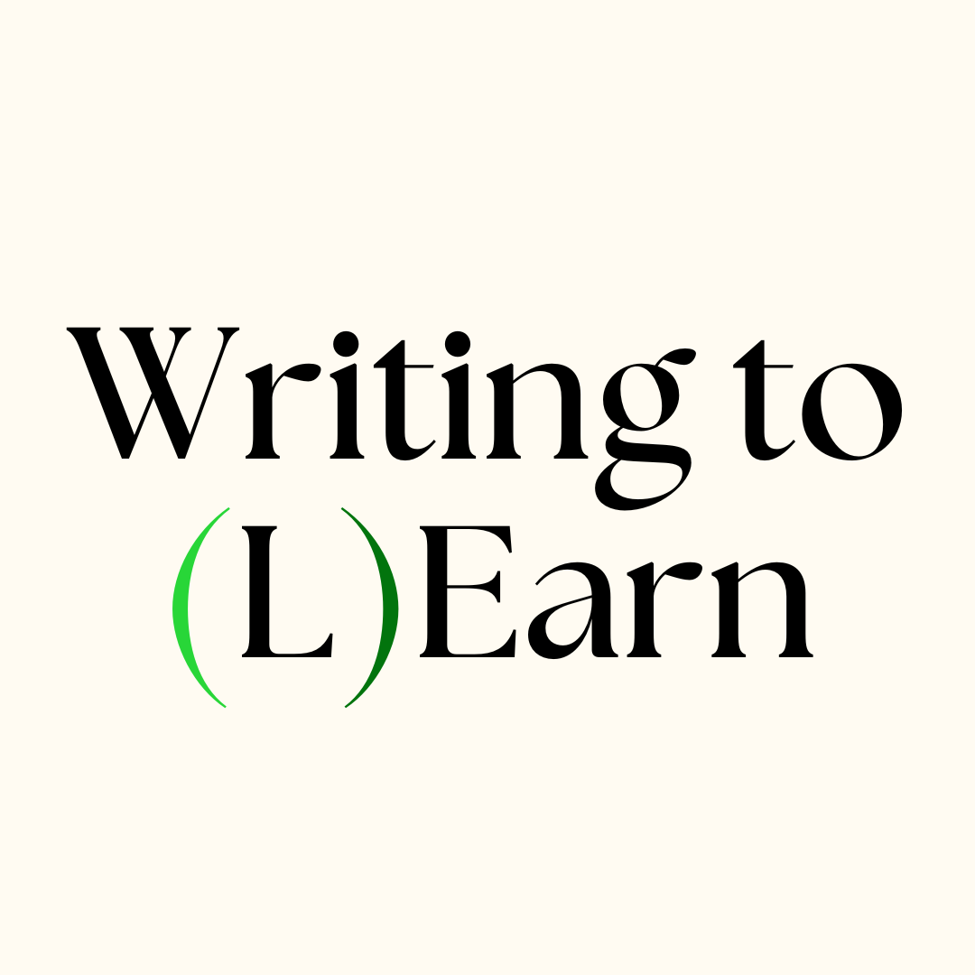 Writing to (L)Earn logo