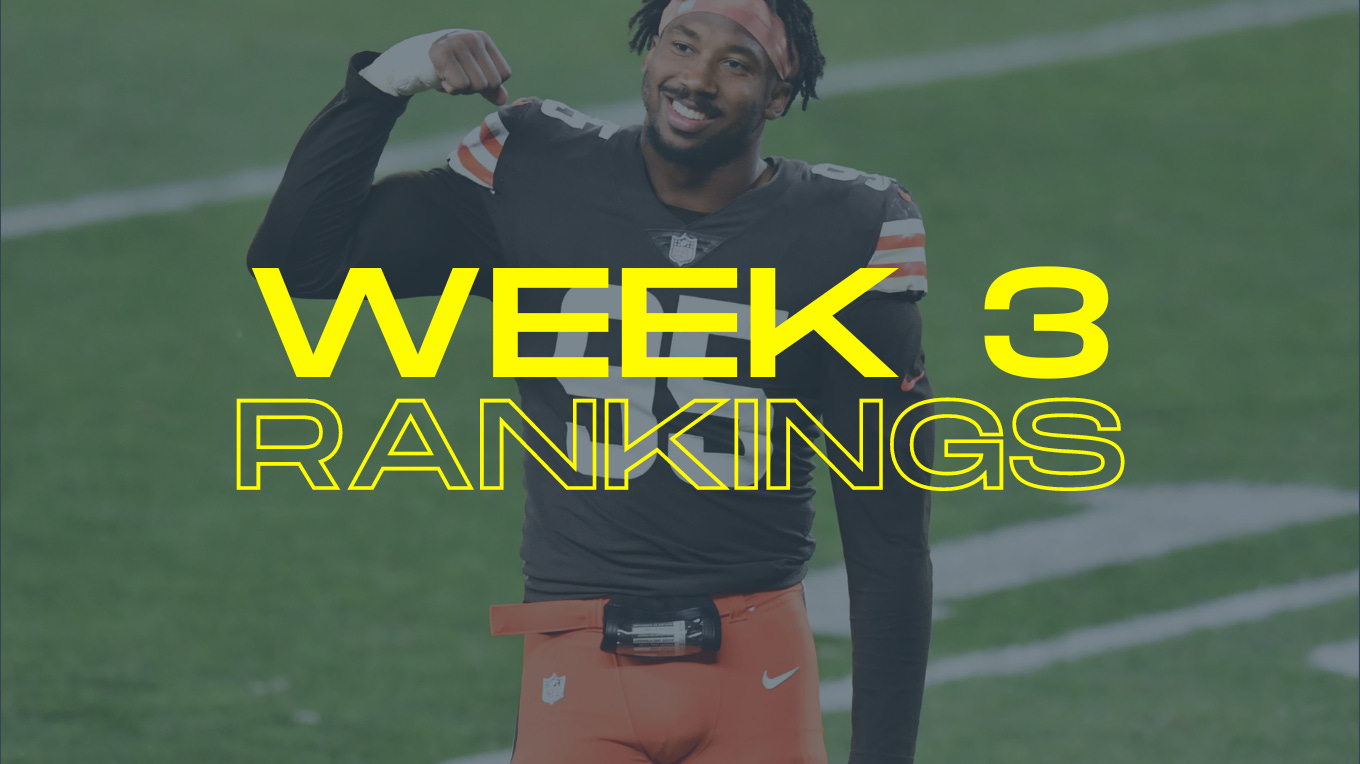 week 3 player rankings