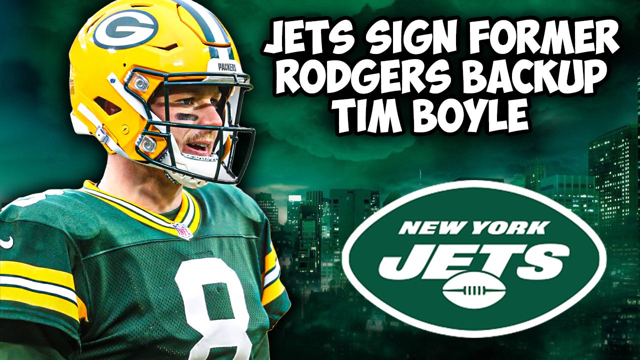 Jets sign ex-Packers QB Tim Boyle in prep for Aaron Rodgers' arrival