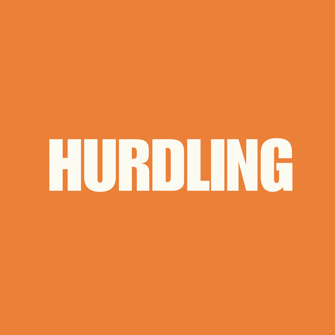 Hurdling with Emily Ash Powell logo