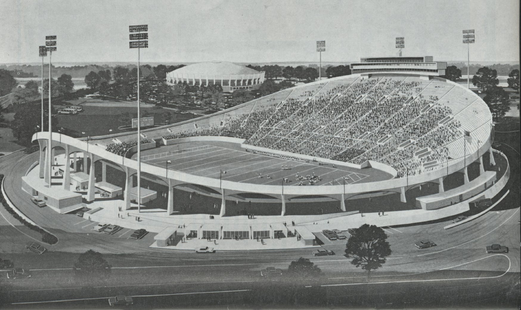 History of professional football at Liberty Bowl Memorial Stadium