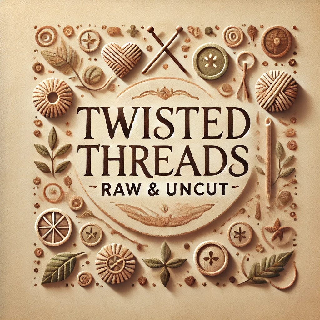 Twisted Threads: Raw and Uncut logo