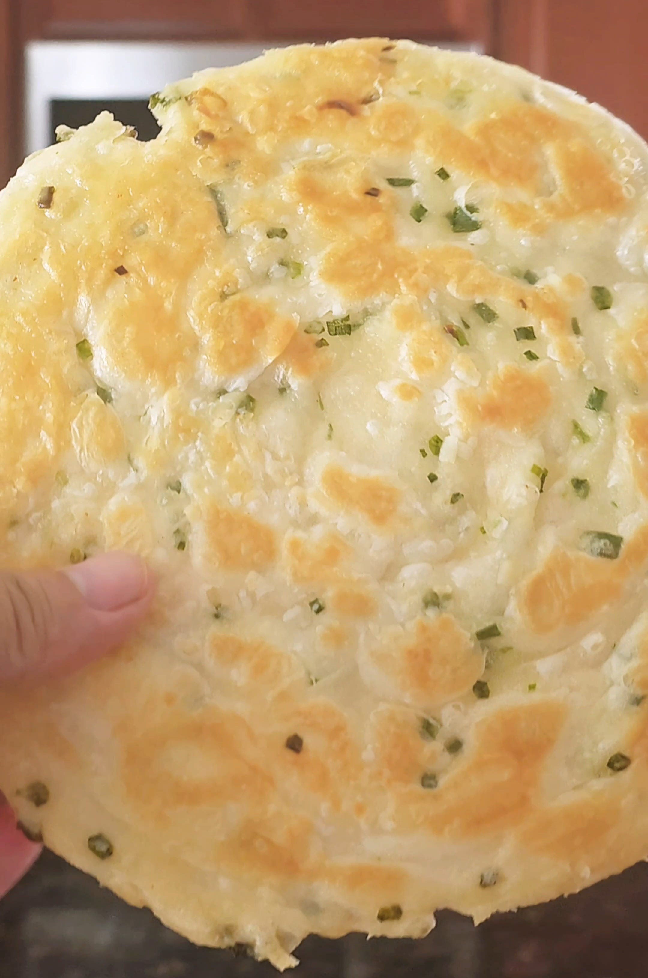 Flaky Green Onion Pancake by Jade PinkApronMom