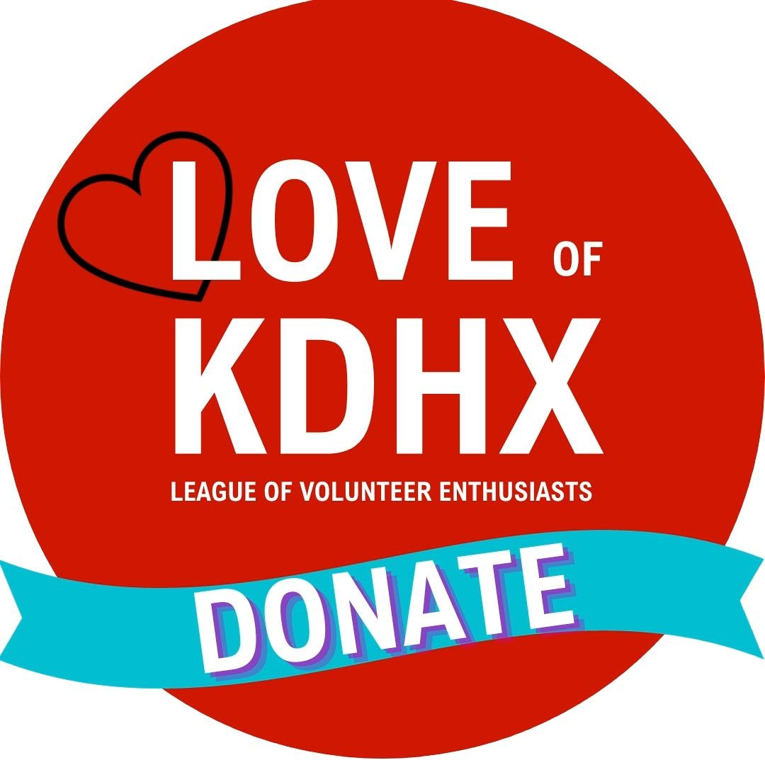 The LOVE of KDHX’s Substack logo