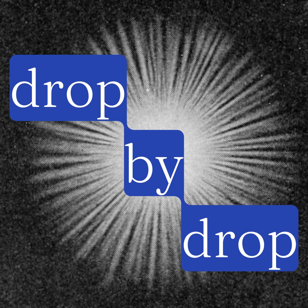 Artwork for drop by drop