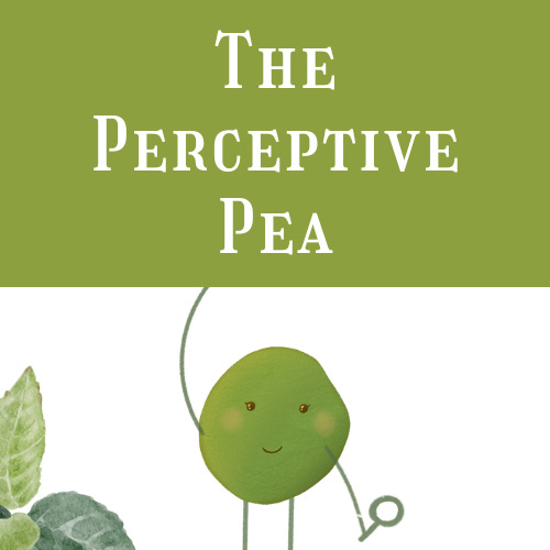 The Perceptive Pea logo