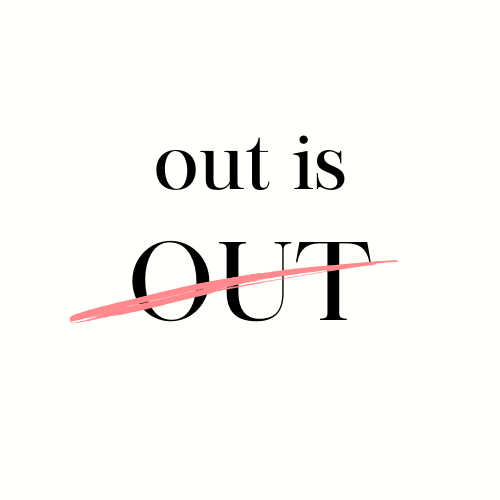 Artwork for "Out" is Out