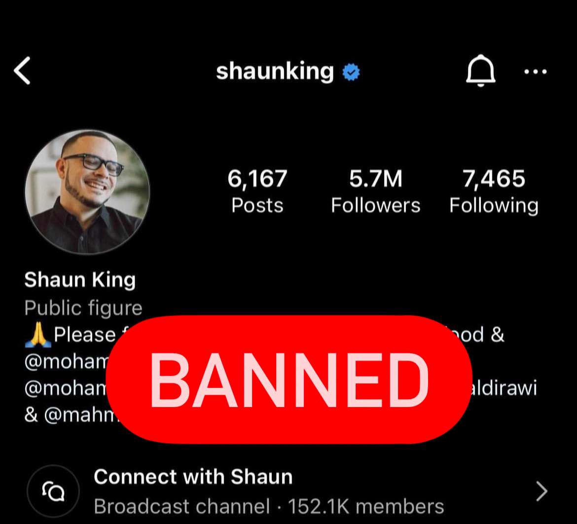 Shaun King Banned from Instagram - by Khaled Beydoun