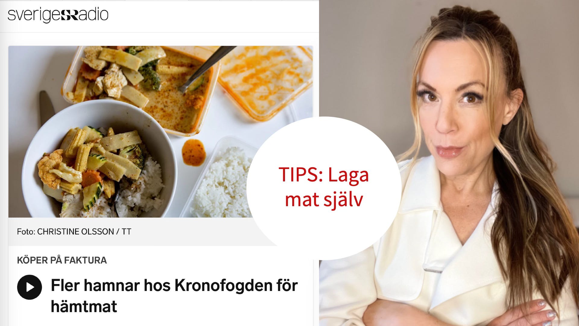 Beställ inte hämtmat om du har ont om pengar