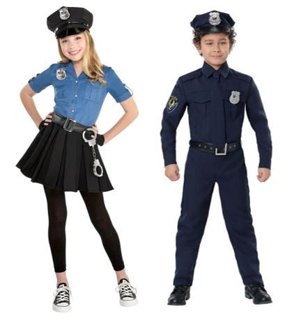 Adult On Duty Cutie Cop Costume