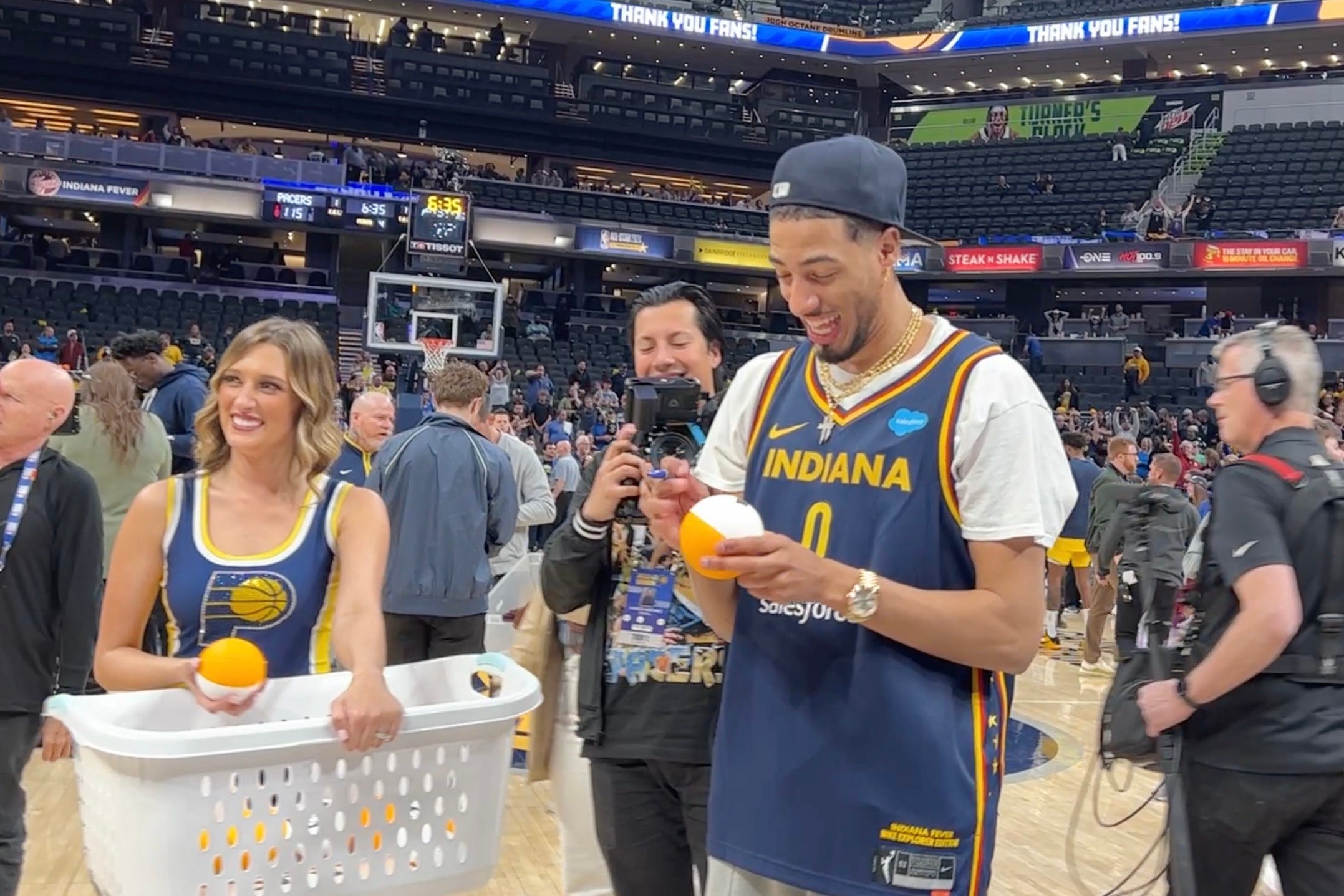 The Indiana Fever let me play Deal or No Deal for charity - The Next