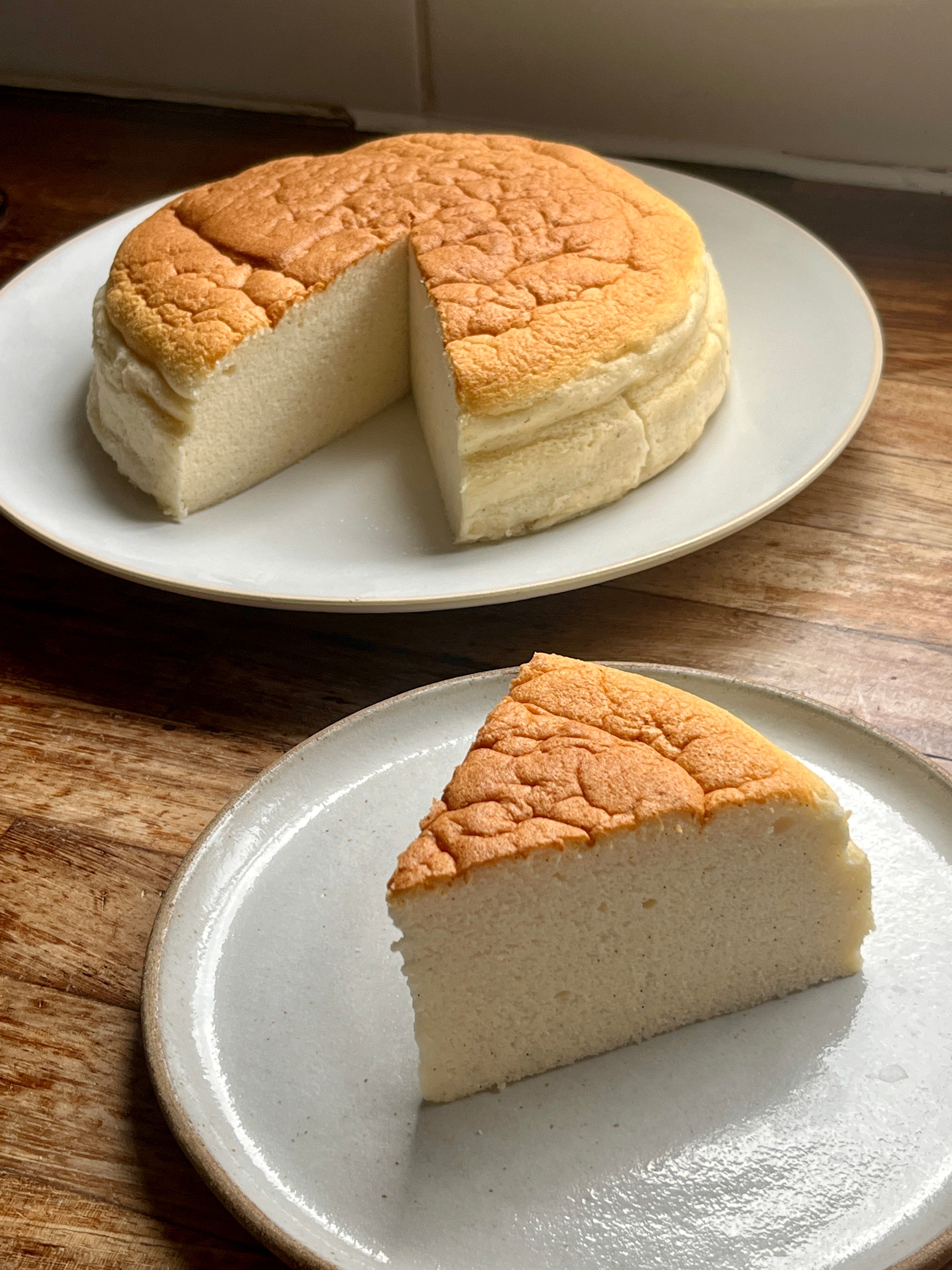 Orange Chiffon Cake with Vanilla Whipped Cream Recipe