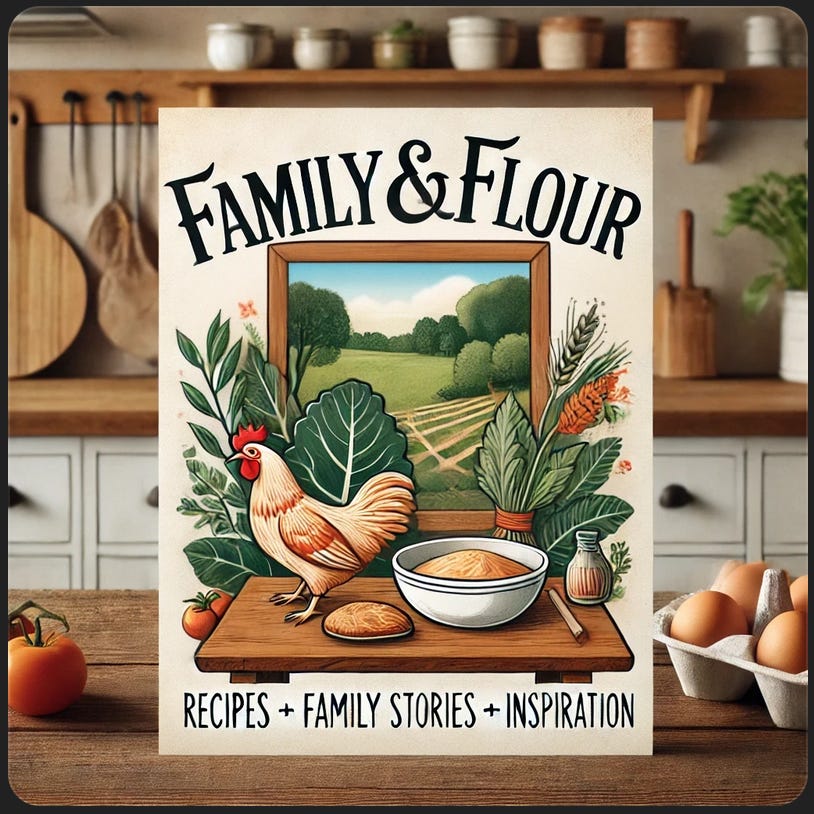 family & flour logo